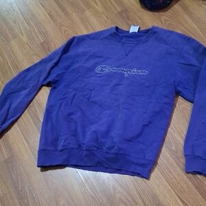 Champion Men's Crewneck in Purple